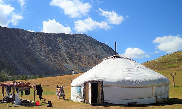 Yurt in Mongolia. Picture: Johannes Reckel